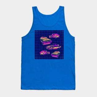 Retro Car Pop Art Tank Top